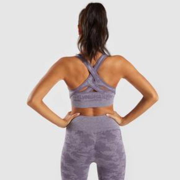 Gymshark Adapt Camo Seamless Sports Bra - Picture 2 of 3